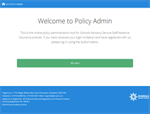 Tablet Screenshot of policyadmin.schooladvice.co.uk